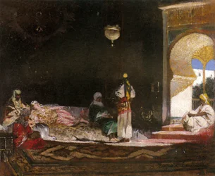 Scène de harem